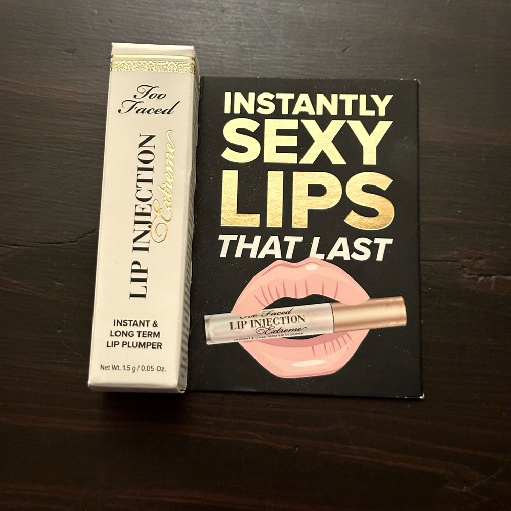 Brand new Too Faced Lip Injection Extreme size 1.5g or .05oz
